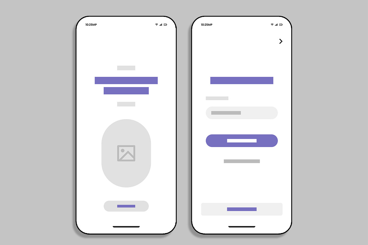Modern Mobile App UI Wireframe preview 2