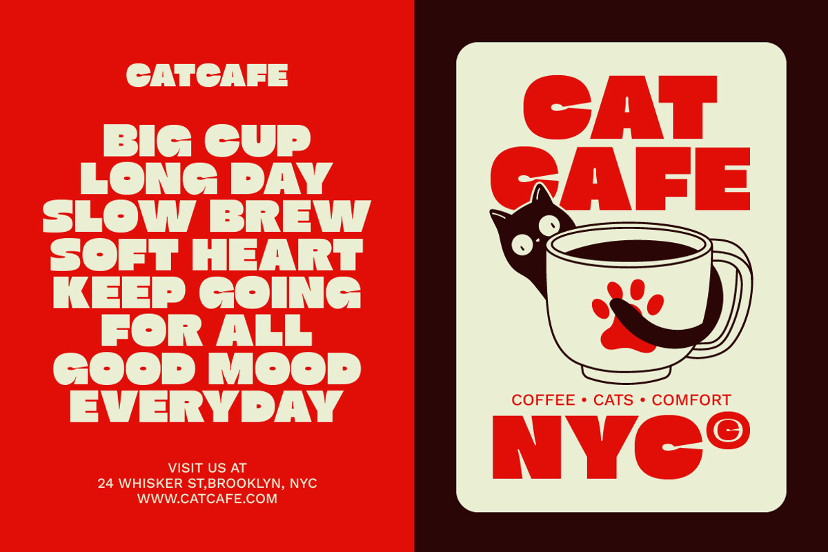 Ghotica- Bold Display Typeface, a Sans Serif Font by Comactype Foundry (Photo 2 of 13)