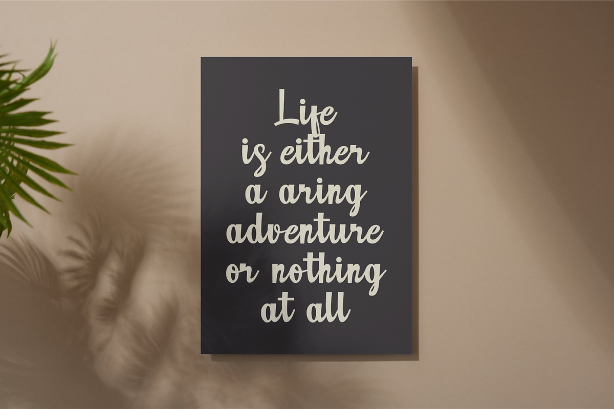 Delino - Retro Script, a Script Font by Hanstype.com (Photo 7 of 10)