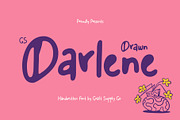 CS Darlene Drawn, a Handwritten Font by Craft Supply Co. (Thumbnail 1 of 8)