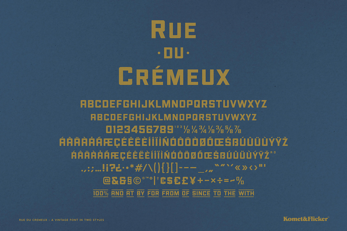 Rue Du Cremeux, a Slab Serif Font by Komet & Flicker (Photo 13 of 13)