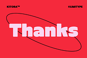Kitora - Bold Font, a Sans Serif Font by limitype (Thumbnail 11 of 11)