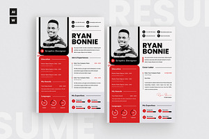 Business Resume CV, a Resume Template by iDoodle Studio