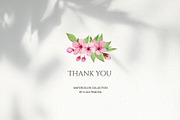 Cherry blossom watercolor clipart, an Illustration by Color Hugs Art (Thumbnail 8 of 8)