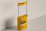 Stand Banner Mockup, a Merchandise Mockup by HanaSaka_Studio (Thumbnail 5 of 5)