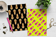 Pineapple Printable Paper Pack, a Pattern Graphic by The GG Shop (Thumbnail 2 of 5)