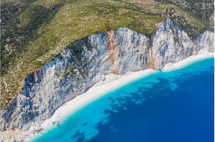Remote and hidden Fteri beach in, a Nature Photo by Igor Tichonow