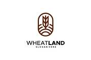 Set of Grain wheat field logo, a Branding & Logo Template by Lucky Creative (Thumbnail 2 of 5)