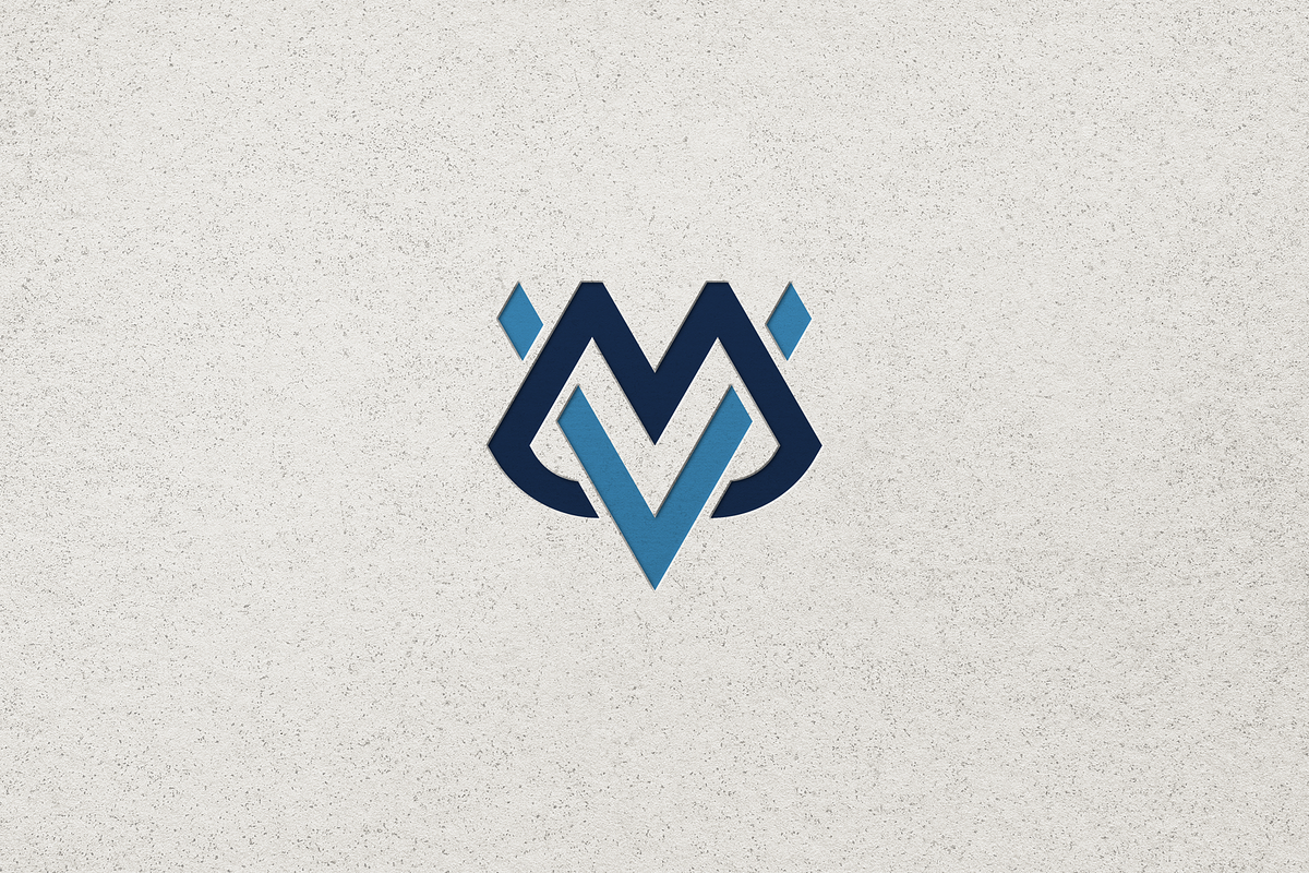 Minimalist Modern Initials MV Logo, a Branding & Logo Template by Luxury Logos (Photo 4 of 4)