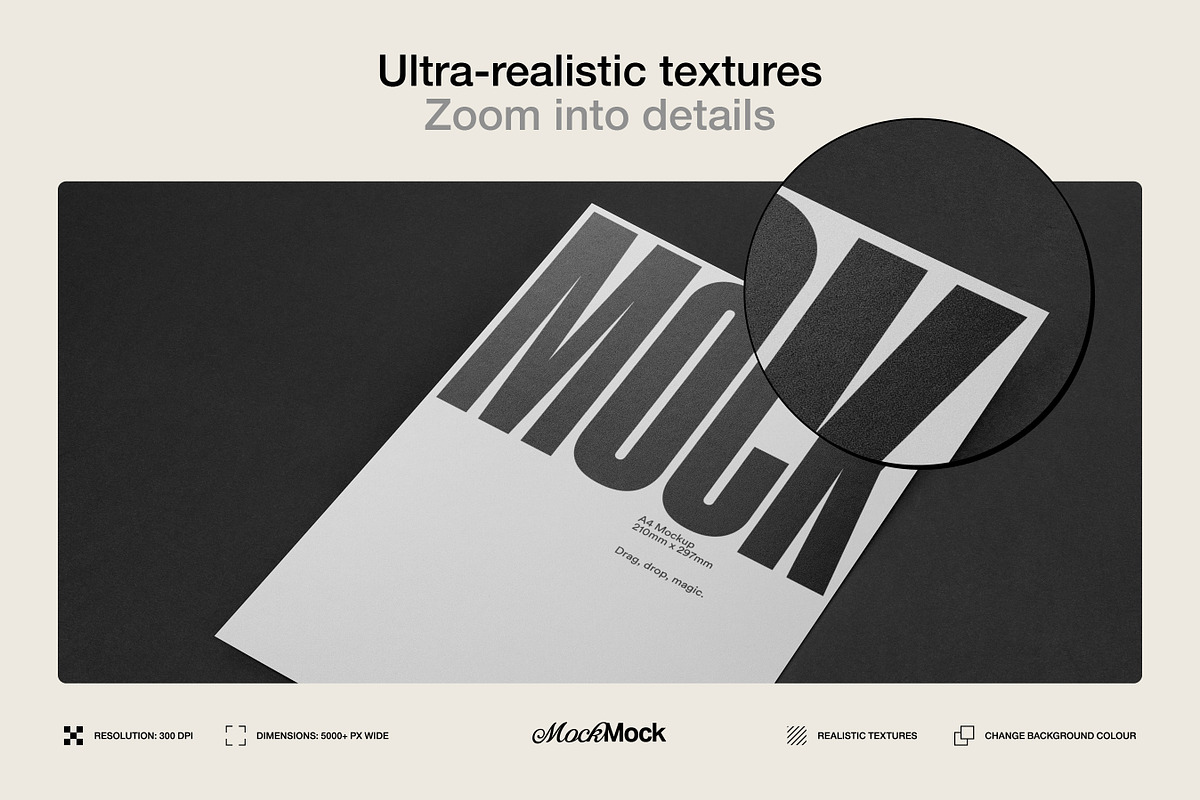 Poster Mockup / Letterhead Mockup, a Product Mockup by MockMock Mockups (Photo 2 of 4)