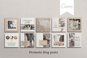 Coach Instagram Canva Templates