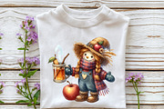 Scarecrow Girl Clipart, an Illustration by Rose Art (Thumbnail 4 of 8)