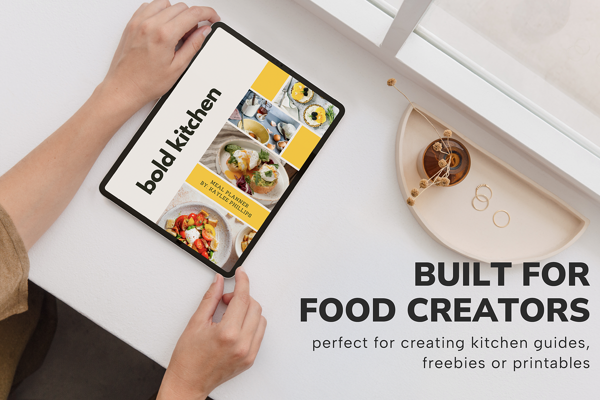 Kitchen Toolkit Creator Template preview 3