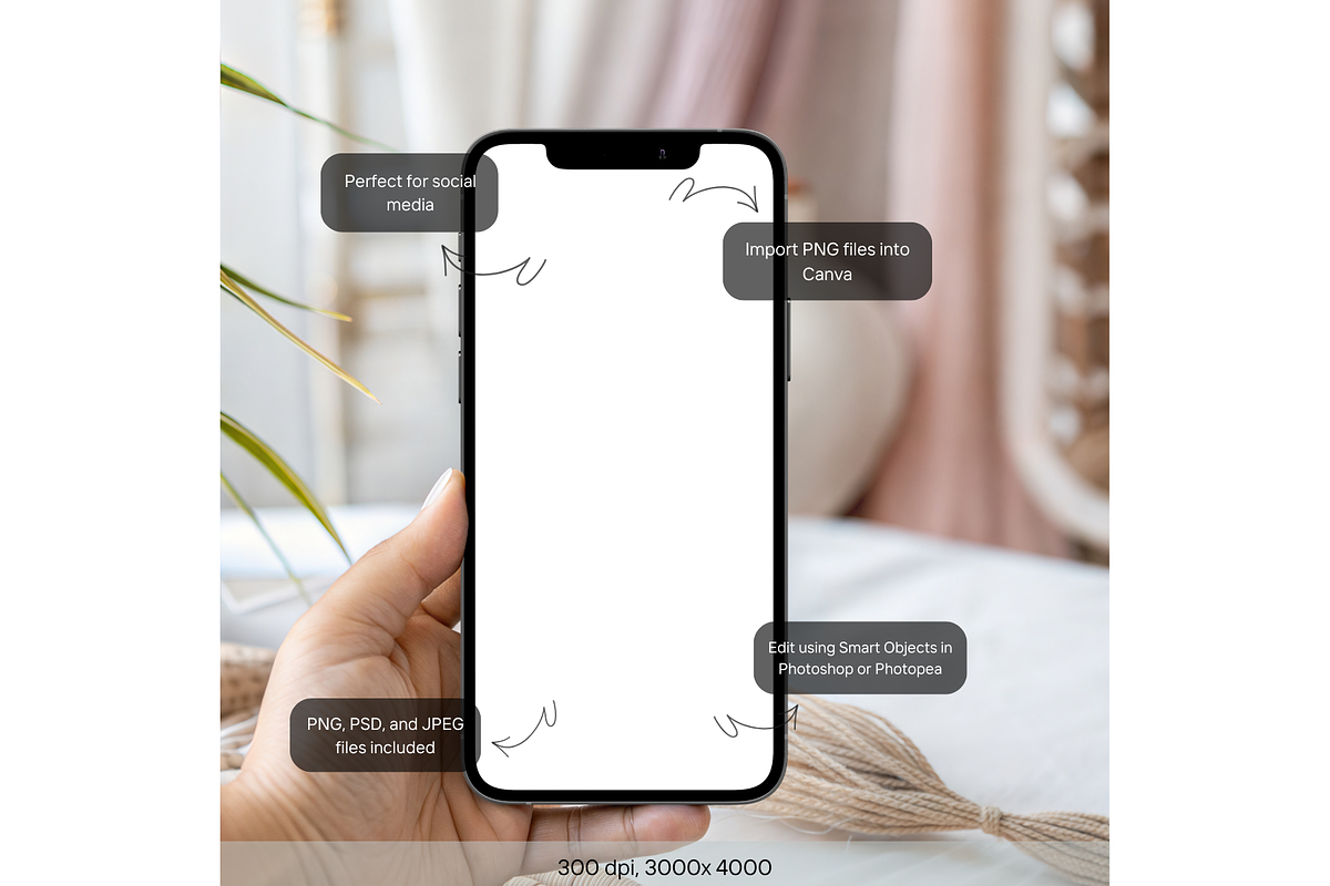 Handheld Phone Mockup Scene, a Product Mockup by MockupWizard (Photo 2 of 5)