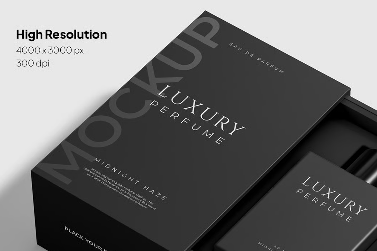 Perfume Mockup, a Household Mockup by graphicsauce (Photo 4 of 4)