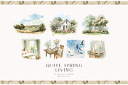 Quite Spring Living Collection, a Seasonal Illustration by PeDe Designs (Thumbnail 7 of 27)