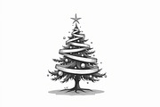 Festive Christmas Tree Silhouette Bu, an Illustration by Artivon (Thumbnail 21 of 21)