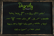 Dignity Cursive + Bonus, a Script Font by TSV Creative (Thumbnail 3 of 12)