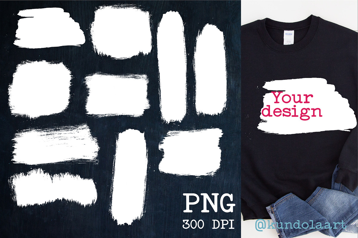 Bleach Effect Bundle for Sublimation, a Shape Add-On by KundolaArt (Photo 3 of 4)