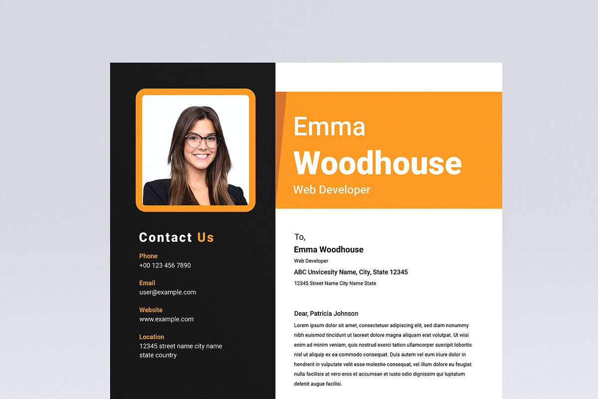 Resume Template, a Resume Template by MightyDesign (Photo 4 of 8)