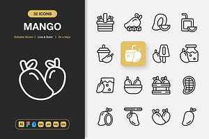 Mango Icons, an Icon by Spacepixel Creative