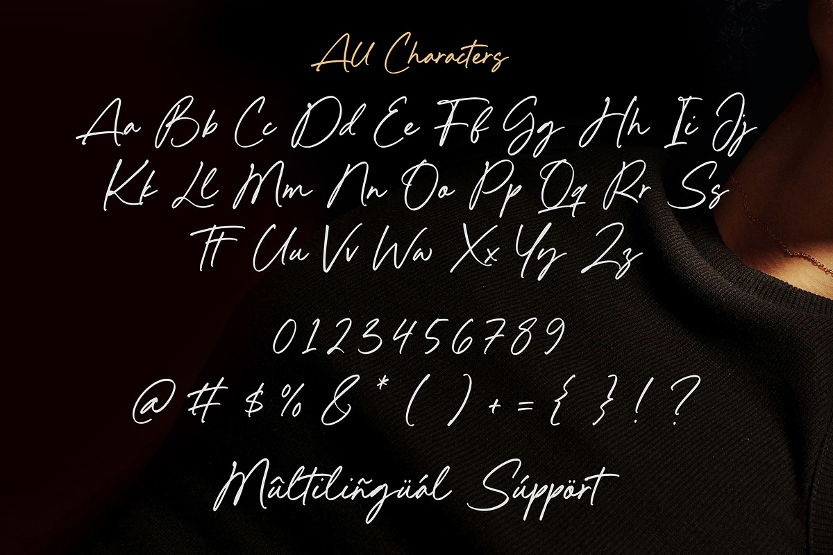 Armani Herlinda Font, a Script Font by Timurtype (Photo 6 of 7)