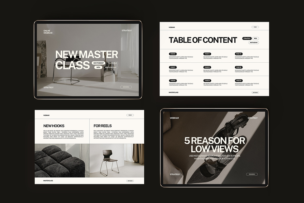 Webinar Slide Deck for Coach VIII, a Presentation Template by Instprofi | Studio Estimo (Photo 2 of 5)