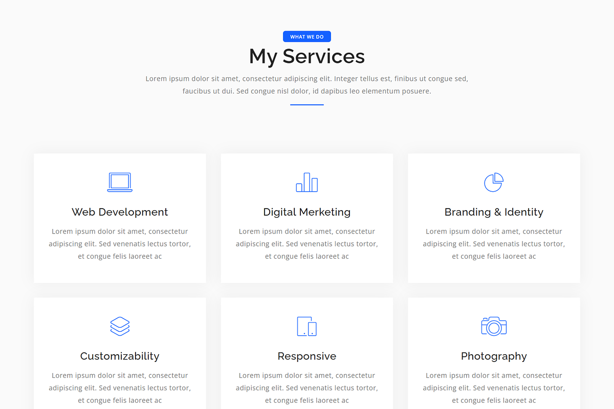 Minimal Developer Portfolio HTML, a Bootstrap Template by Themeplaza (Photo 3 of 7)
