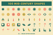 100 Mid-Century Shapes, an Object Graphic by Brian Ritter Design (Thumbnail 6 of 6)