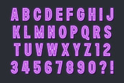 Retro show alphabet design, an Object Graphic by RevelStockart (Thumbnail 12 of 12)