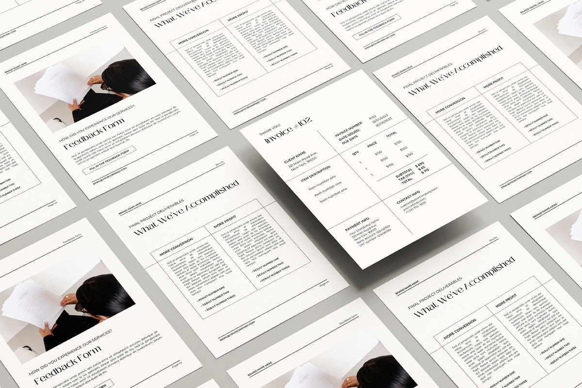Client Goodbye Packet | Canva Template preview 6