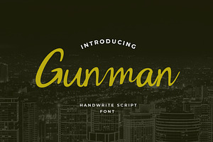 Gunman Handwritten Font