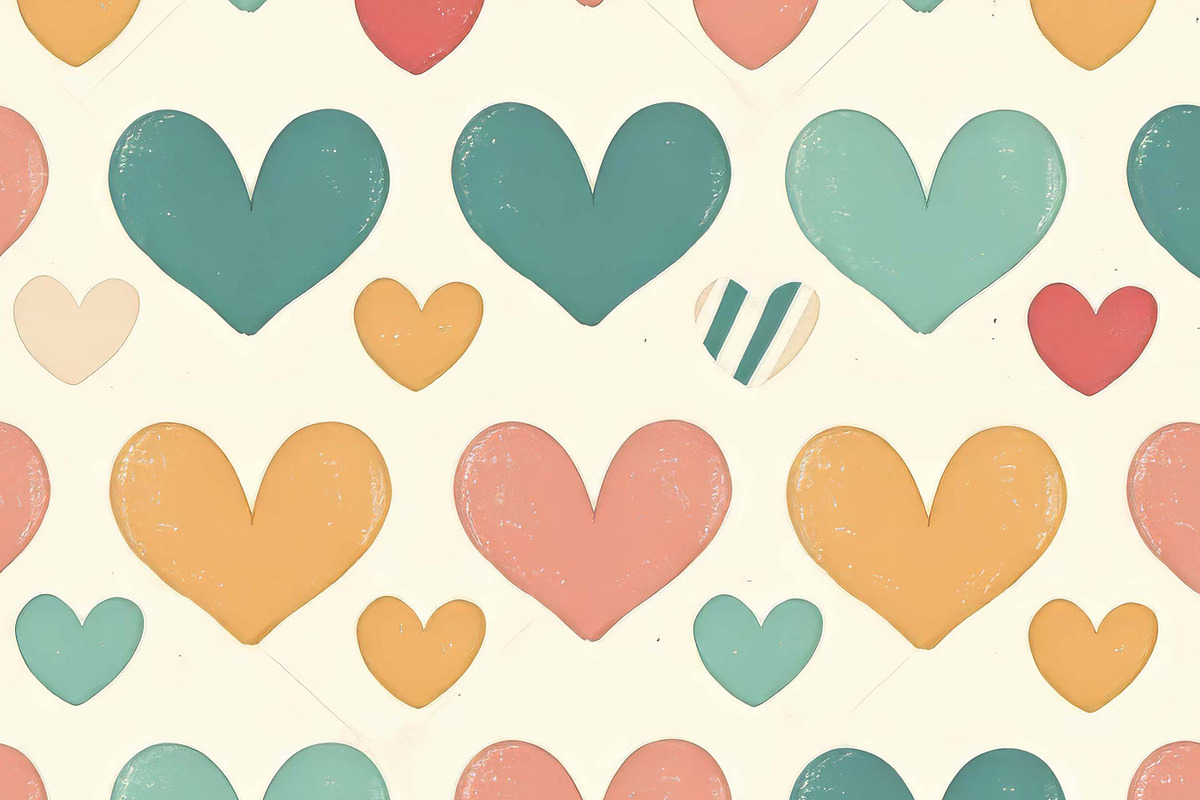 Retro Digital Paper Pattern, a Pattern Graphic by BusyDaydesign (Photo 6 of 9)
