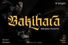 Bakihara - Blackletter Font Family