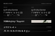 Begies - Modern Display Font, a Sans Serif Font by Sronstudio (Thumbnail 14 of 14)