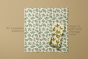RETRO flower - patterns & posters, an Illustration by Anna.Klets (Thumbnail 7 of 12)