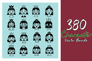380 Scary Princess Vector Bundle