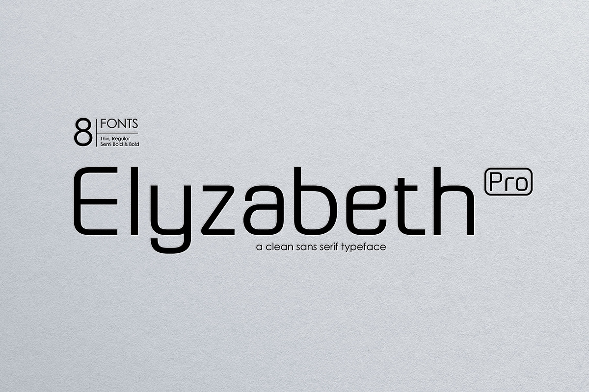 Elyzabeth Pro, a Sans Serif Font by moriztype (Photo 1 of 8)