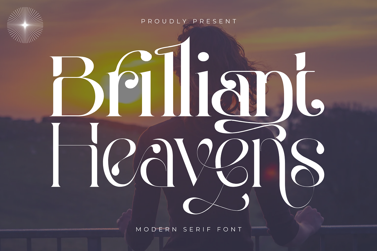 Brilliant Heavens Font, a Serif Font by 177Studio (Photo 1 of 9)