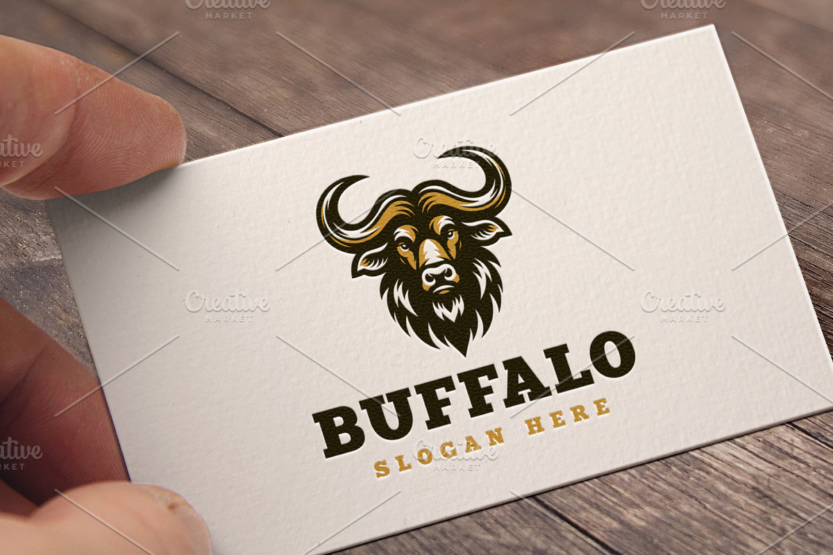 Buffalo Head Logo, a Branding & Logo Template by Pixes (Photo 3 of 3)