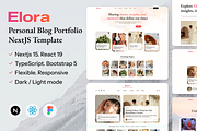 Elora – Blog & Magazine NextJS, a React Template by AliThemes (Thumbnail 1 of 2)