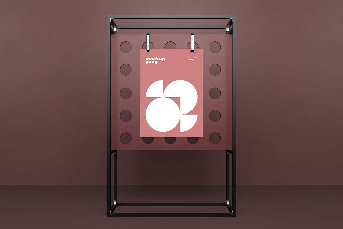 Poster Mockup Bundle, a Print Template by Mockup Gang (Photo 4 of 9)