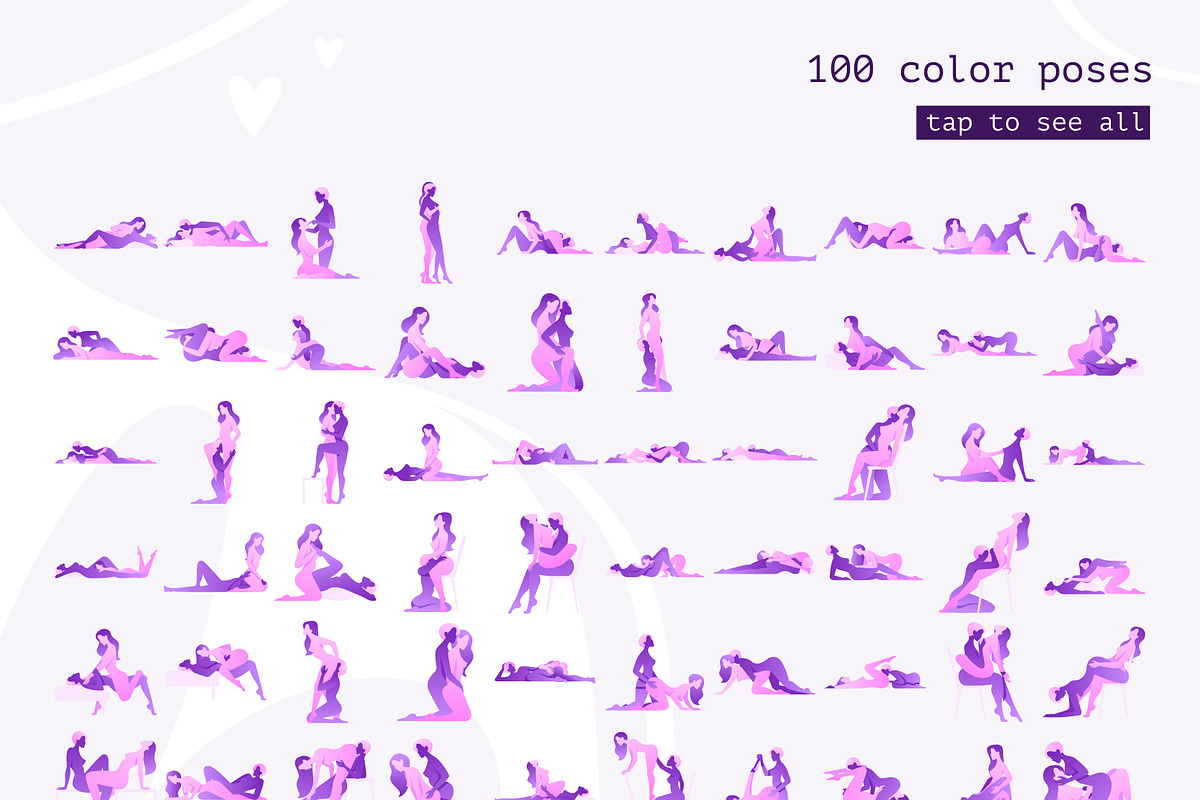 Lesbian Kamasutra: 100 poses, a Person Illustration by Frizenasya (Photo 2 of 5)