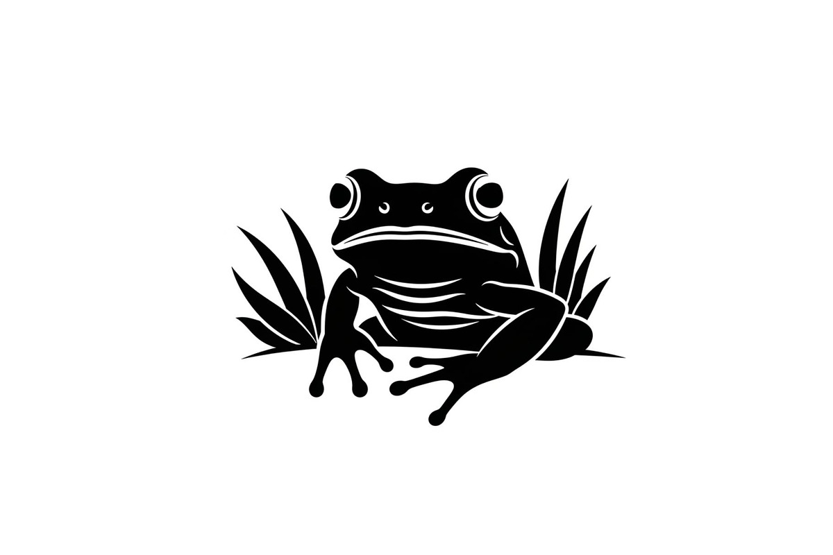 Frog Silhouette Vector Bundle, an Illustration by jahid234 (Photo 6 of 46)