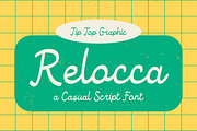 Relocca – A Casual Script Font, a Script Font by Tiptop Graphic (Thumbnail 1 of 9)