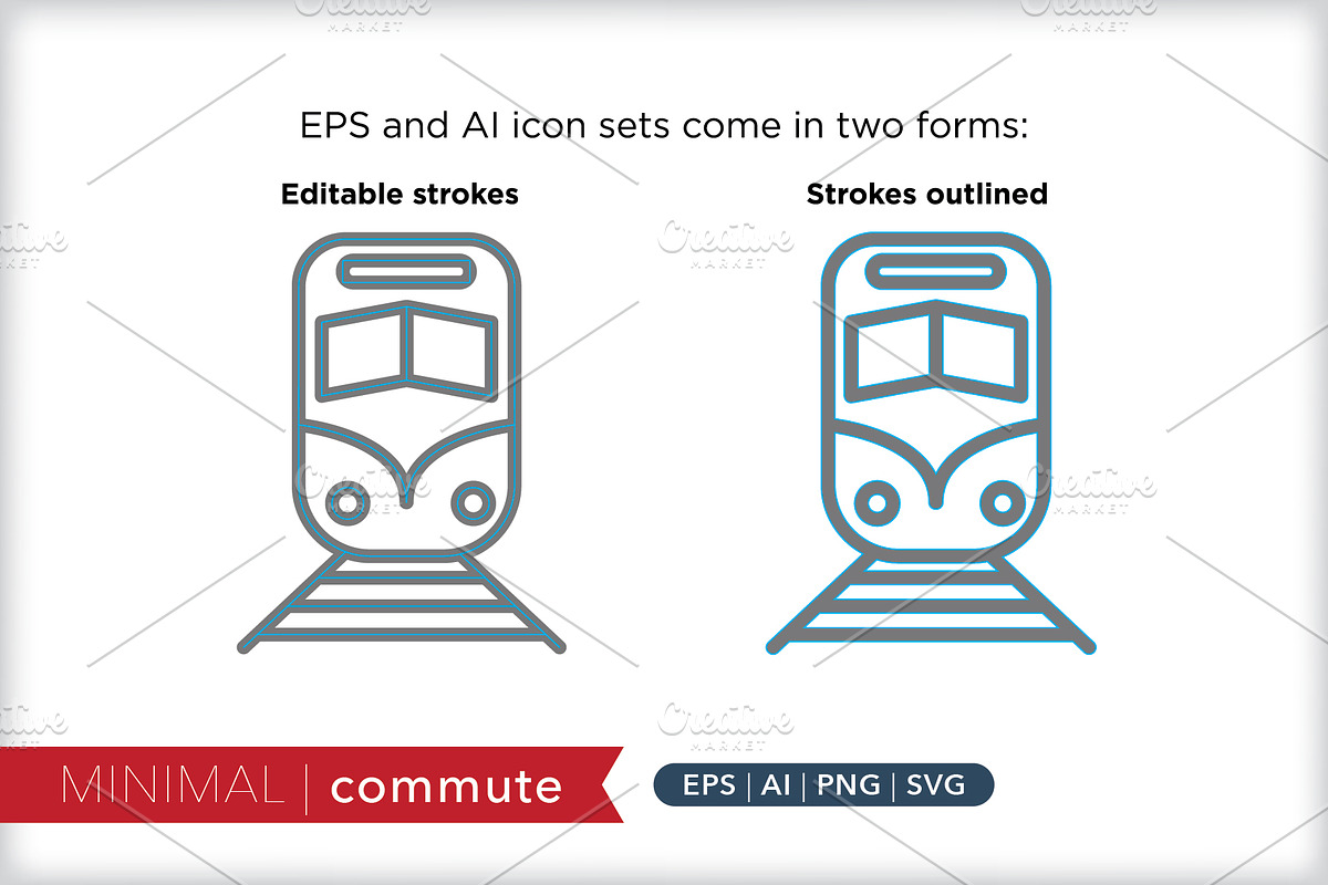 Minimal commute icons, an Outline Icon by Picture Window (Photo 4 of 5)