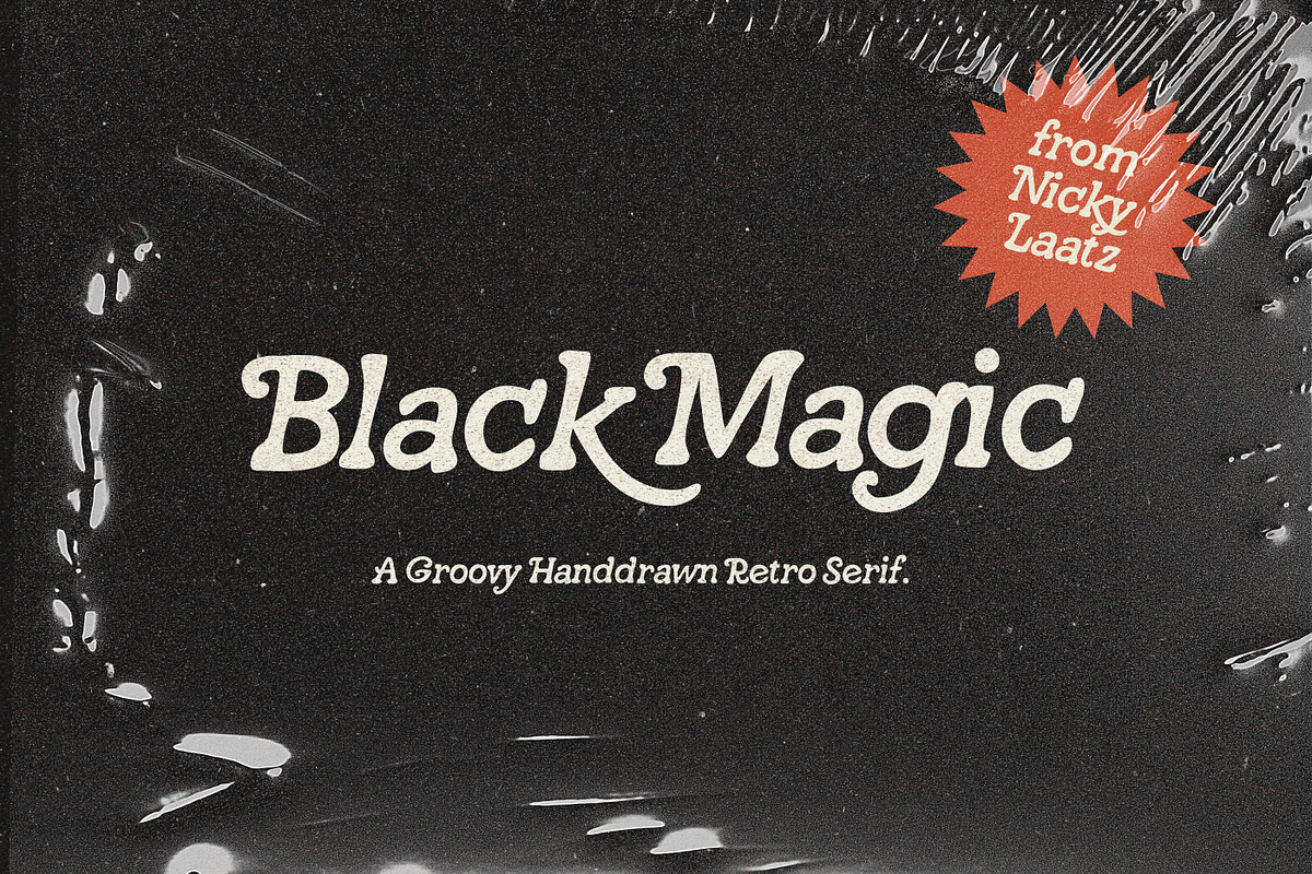 Black Magic Slab Serif, a Slab Serif Font by Nicky Laatz (Photo 1 of 21)