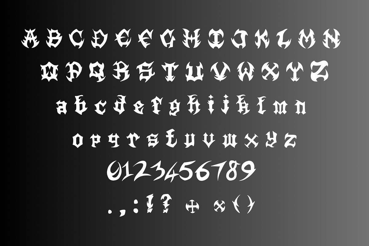 BRANCH, a Blackletter Font by Sirinart (Photo 2 of 7)