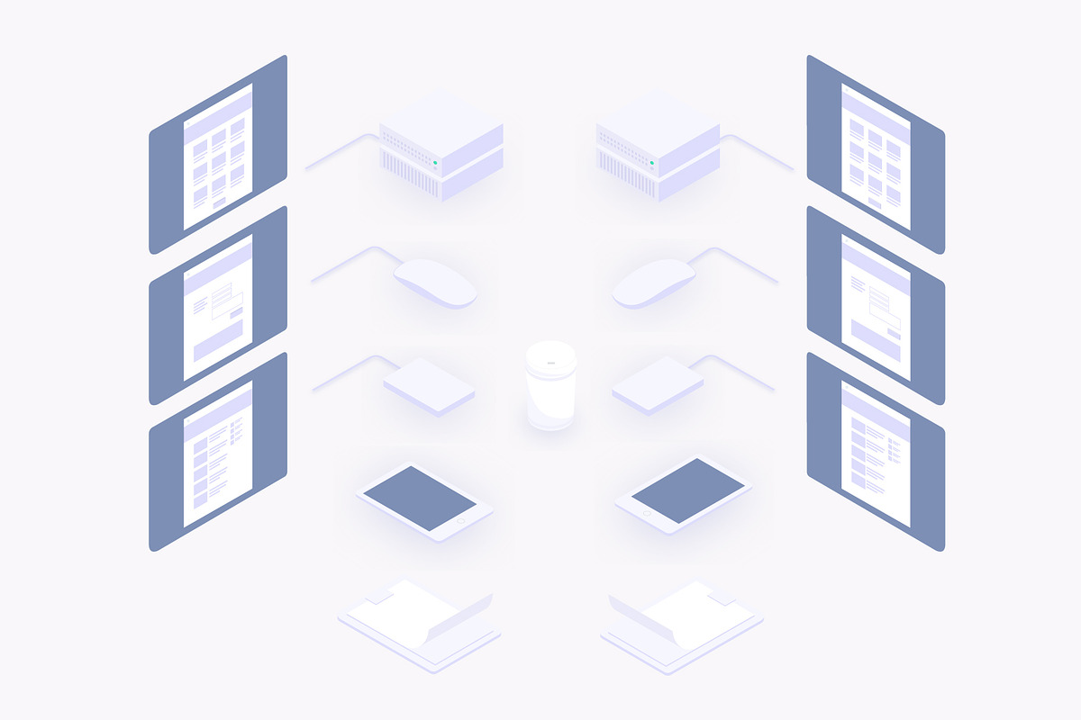 Isometric Setup Pack, an Illustration by uicube