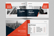 Annual Report Template Landscape, a Brochure Template by ContestDesign (Thumbnail 2 of 5)
